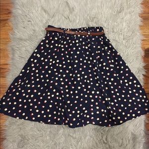Polka dot skirt